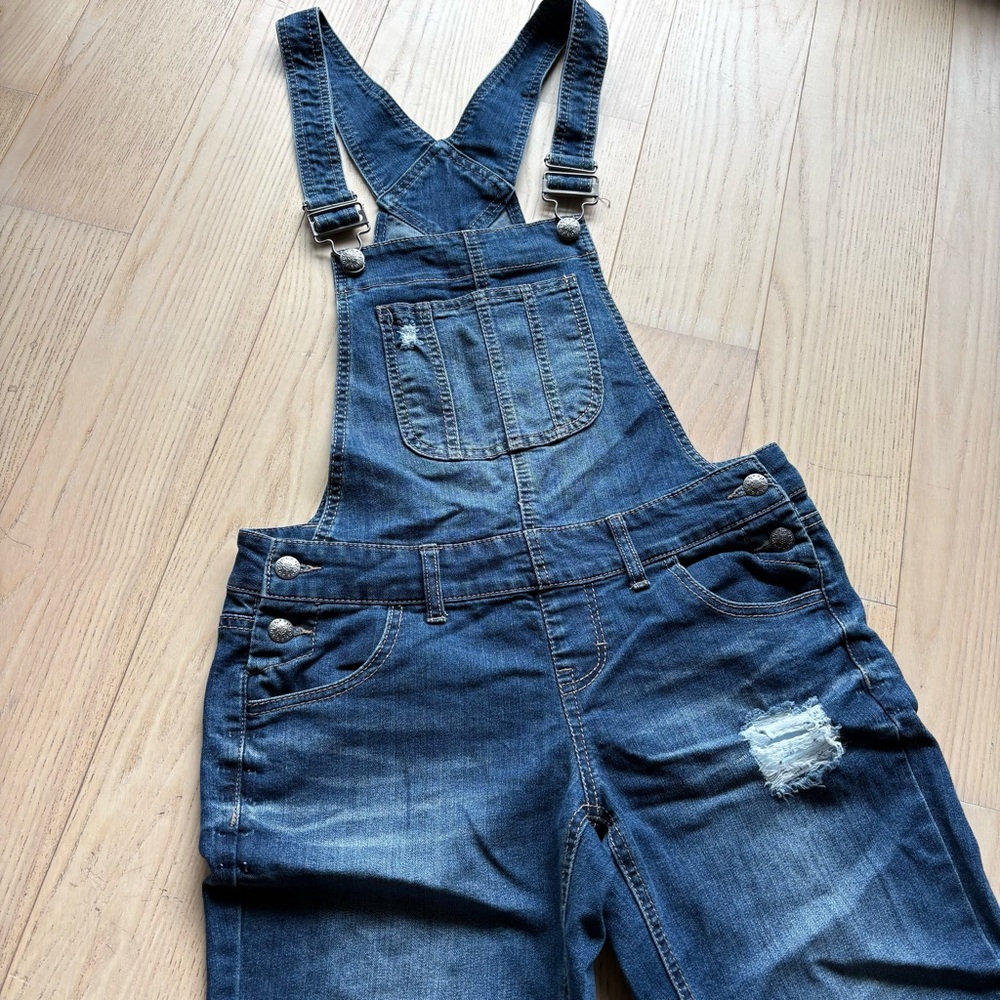 Blue Denim Overalls - Picture 2 of 4